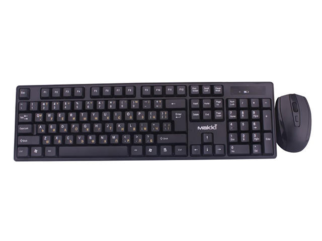 KBD Makki безжична Клавиатура+мишка кирилизирана Keyboard+Mouse Wireless 2.4G BG - MAKKI-KBX-008